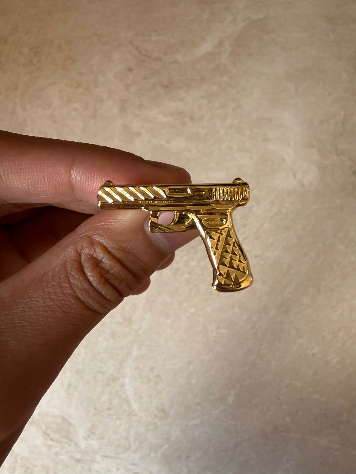 Gold Glock Ring